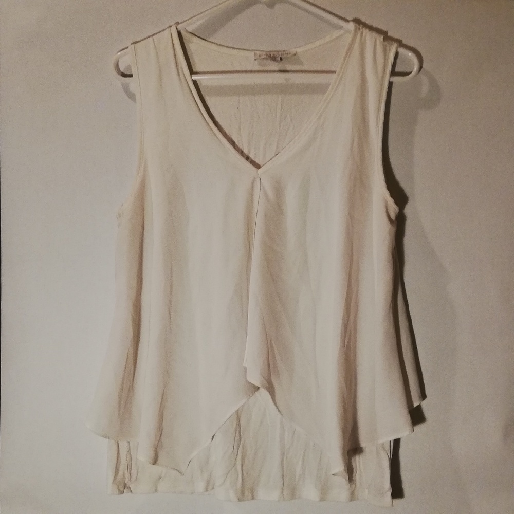 Double slit dress tank